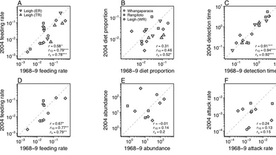 High variation in handling times confers 35-year stability to predator feeding rates despite community change featured image