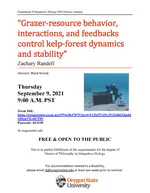 Grazer-resource behavior, interactions, and feedbacks control kelp-forest dynamics and stability